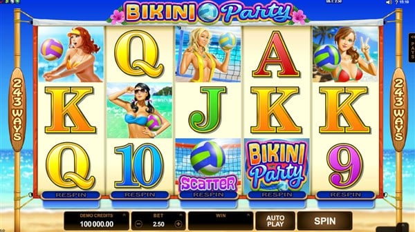 Bikini Party Slots for winter slots race